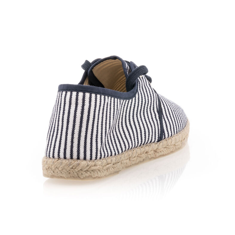 Blå espadriller med tausåler til dame