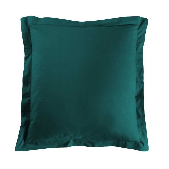 Federa quadrata 63x63 cm - 100% cotone - Verde smeraldo