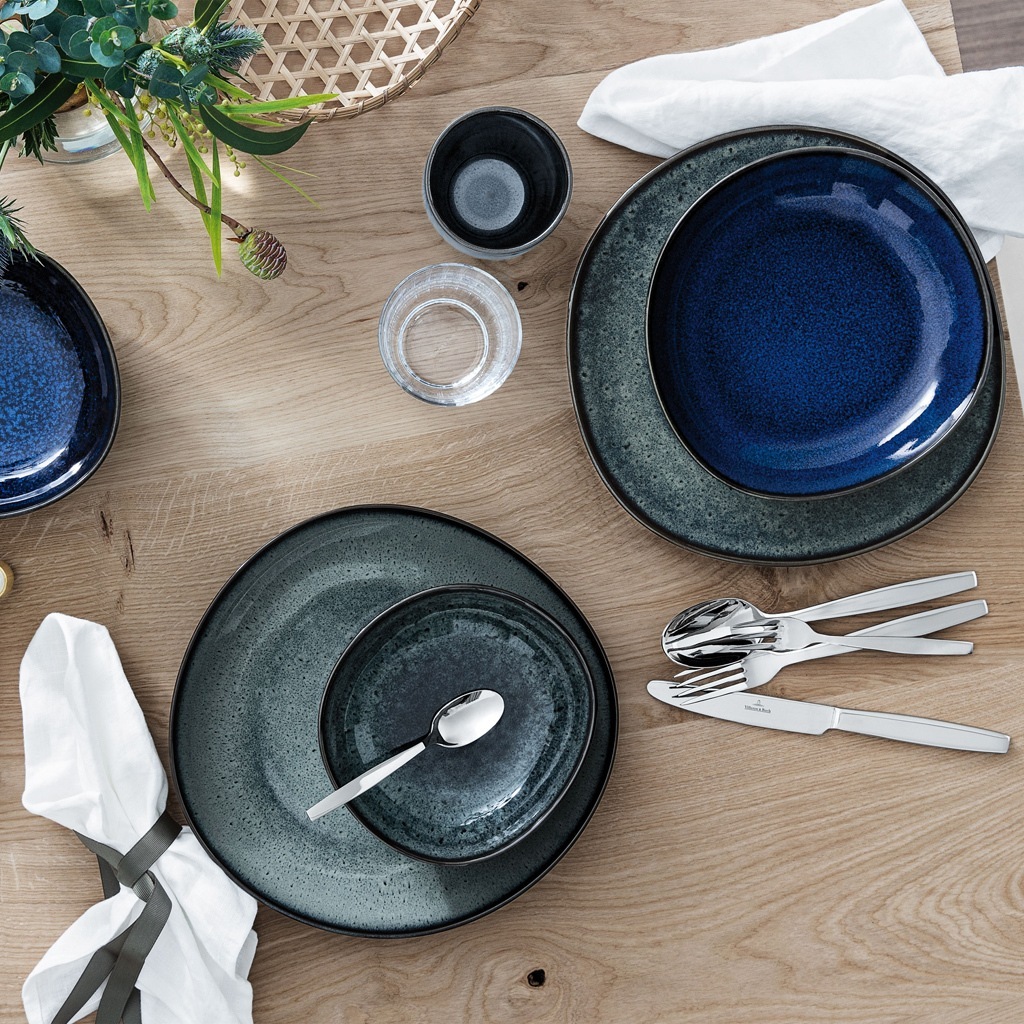 Villeroy & Boch dubuo, plokščias, mažas, Lave bleu – 1 vnt.