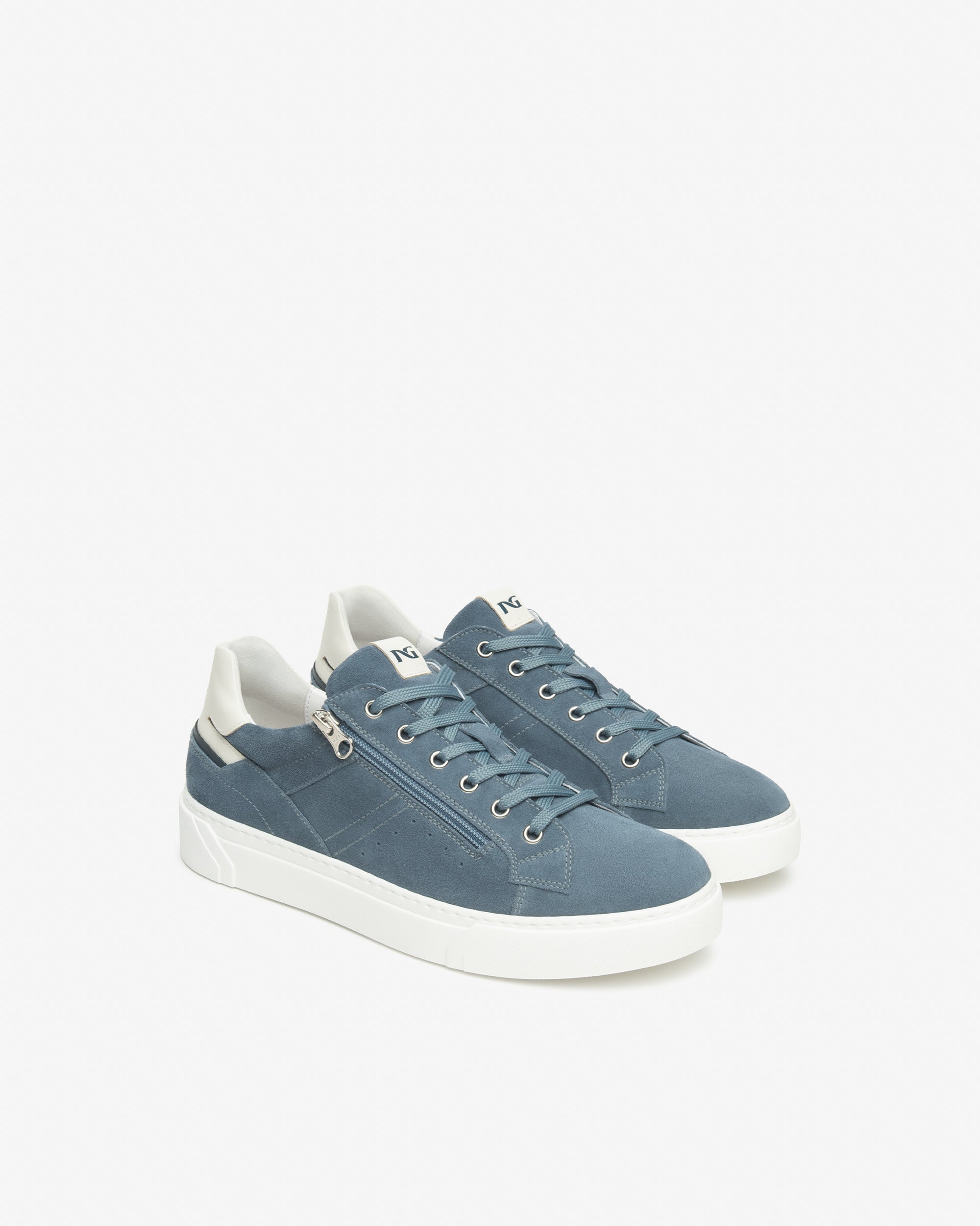 Herren-Sneaker aus Leder und Wildleder