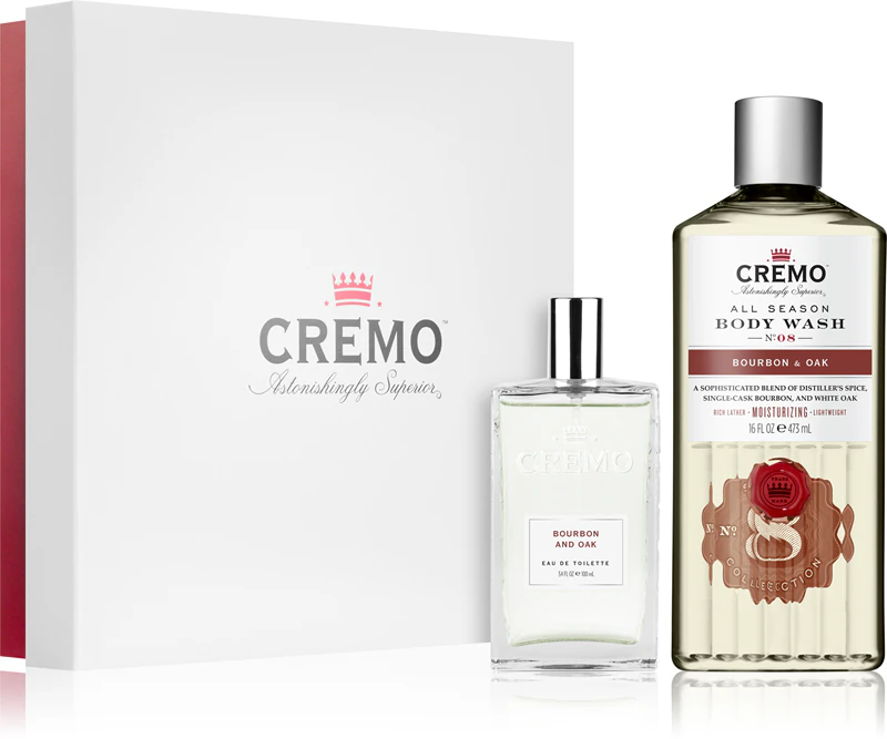 Conjunto de presente Cremo Bourbon e Carvalho para homens