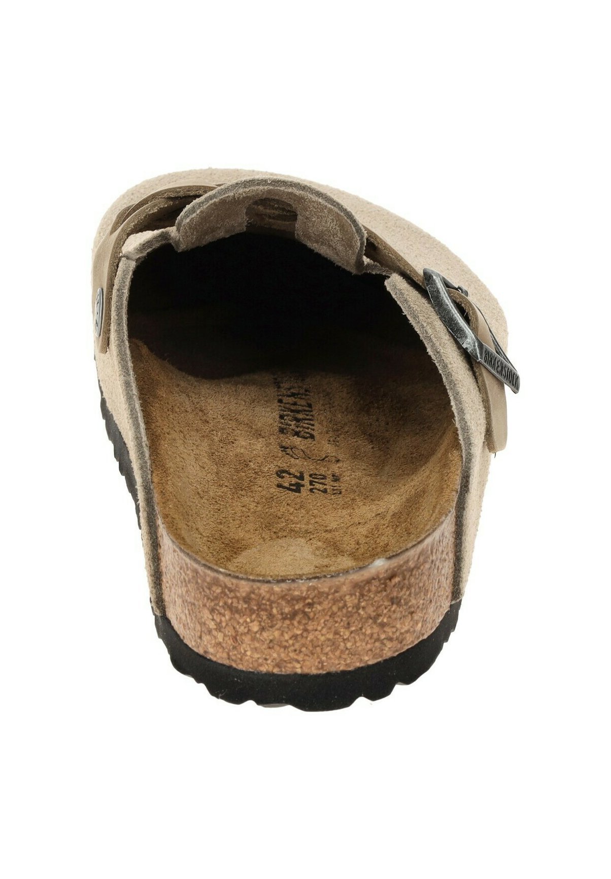 Birkenstock BOSTON BRAIDED LEOI LEVE REGULAR - Mules - taupe