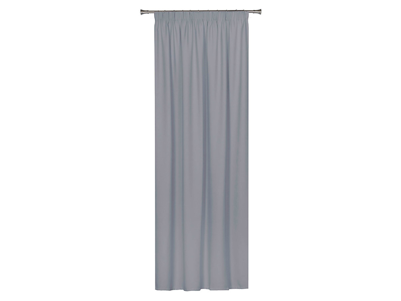 Zasłona Aston taśma 140x260 cm szara