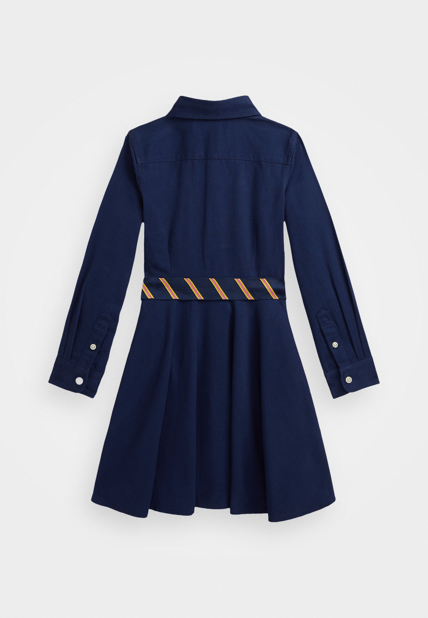 Polo Ralph Lauren katoenen chino jurk met riem - Overhemdjurk - Newport Navy