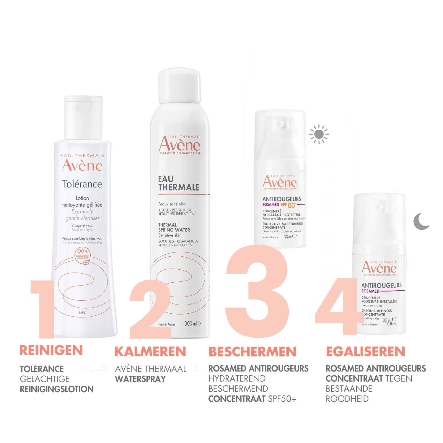 Avène Rosamed Antirougeurs losion za lice zaštitni hidratantni koncentrat SPF 50+ - 30 ml