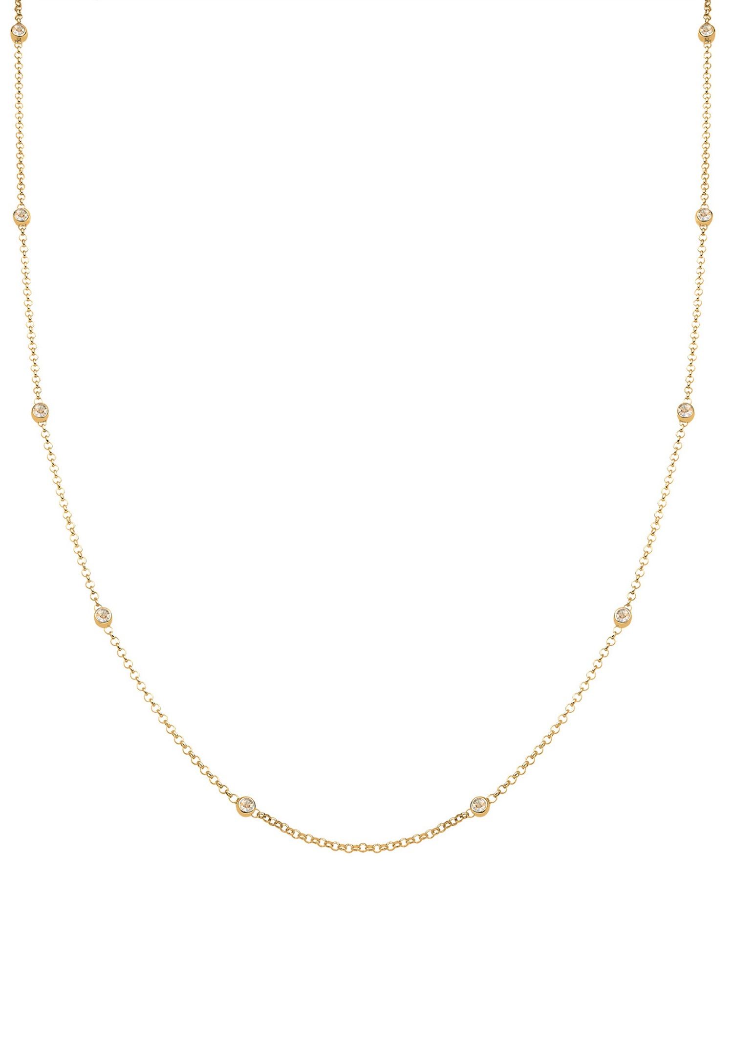 Elli Femmes Solitaire avec Cristal en Argent Sterling 925