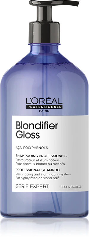 L'Oréal Professionnel Serie Expert Blondifier zkrášlující a regenerační šampon pro zesvětlené vlasy se studenými blond melíry