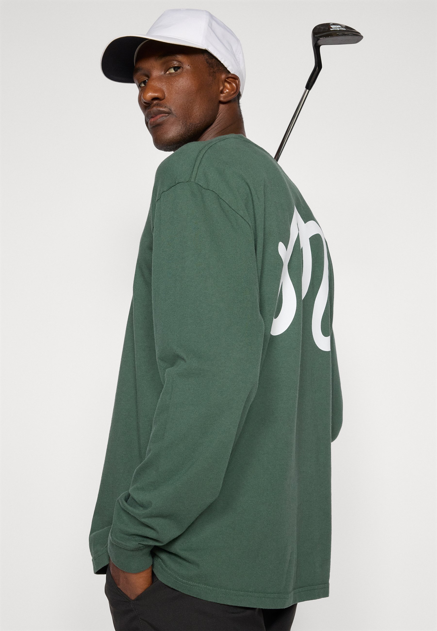 T-shirt Malbon GORSE COOPER - Manches longues - couleur forêt