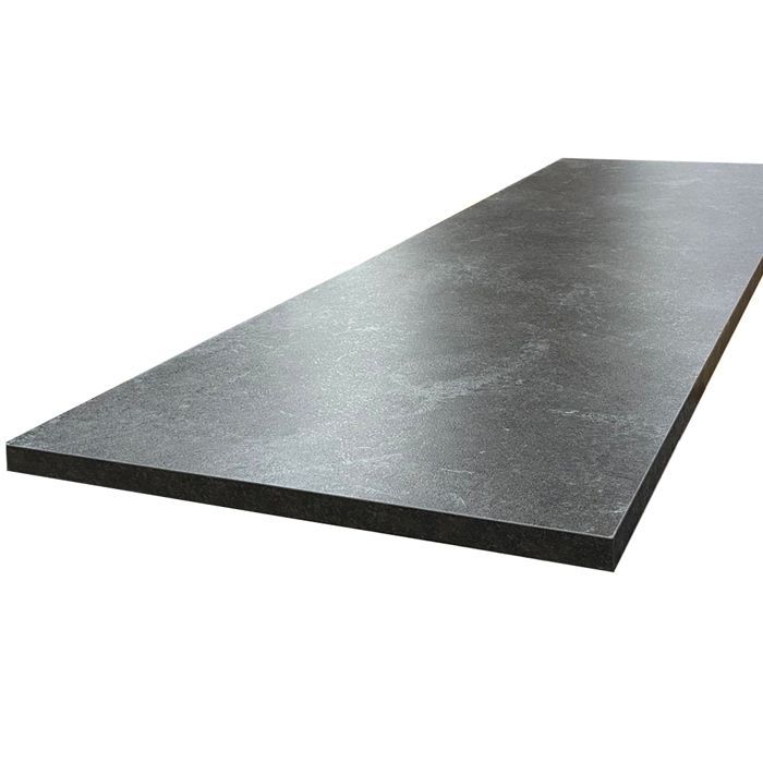 HPL Slate Laminate Worktop 3000 x 650 x 38 mm FSC - FORESTEA Signature Range Dimensions: 2000 mm x 650 mm x 38 mm