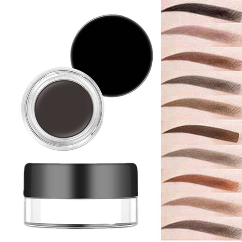 11 kolorów, wodoodporny makijaż, naturalna pomada do brwi 3D, żel do brwi CARAMEL Professional Brand