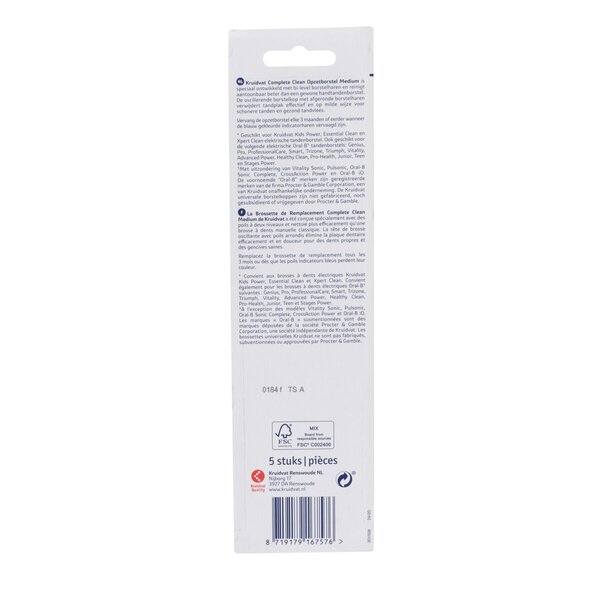 Kruidvat Complete Clean Brush Heads<br>5 pieces