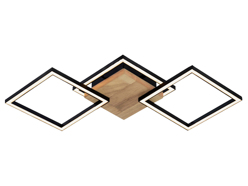 Lampa sufitowa Alma LED 3-punktowa czarna