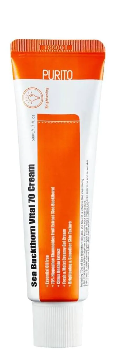 Purito Sea Buckthorn Vital 70 Rewitalizujący krem-żel na bazie ekstraktu z rokitnika