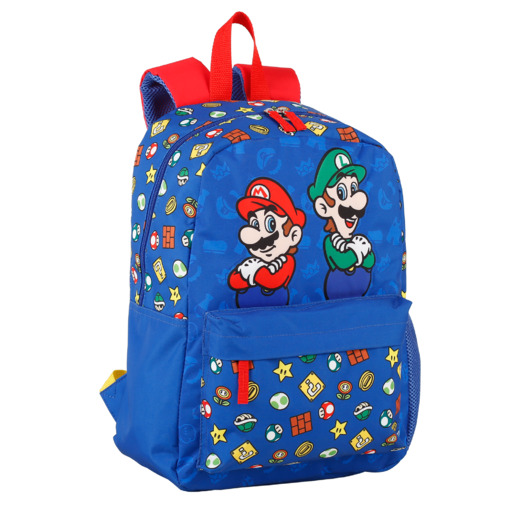  Mochila Escolar Supermario Mario und Luigi Americana