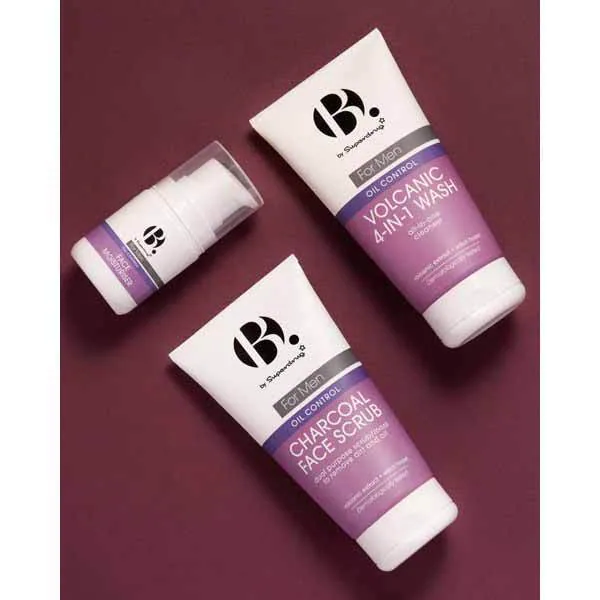 B. Men Oil Control Charcoal -kasvokuorinta 150ml | Lahjoja isälle | Superdrug