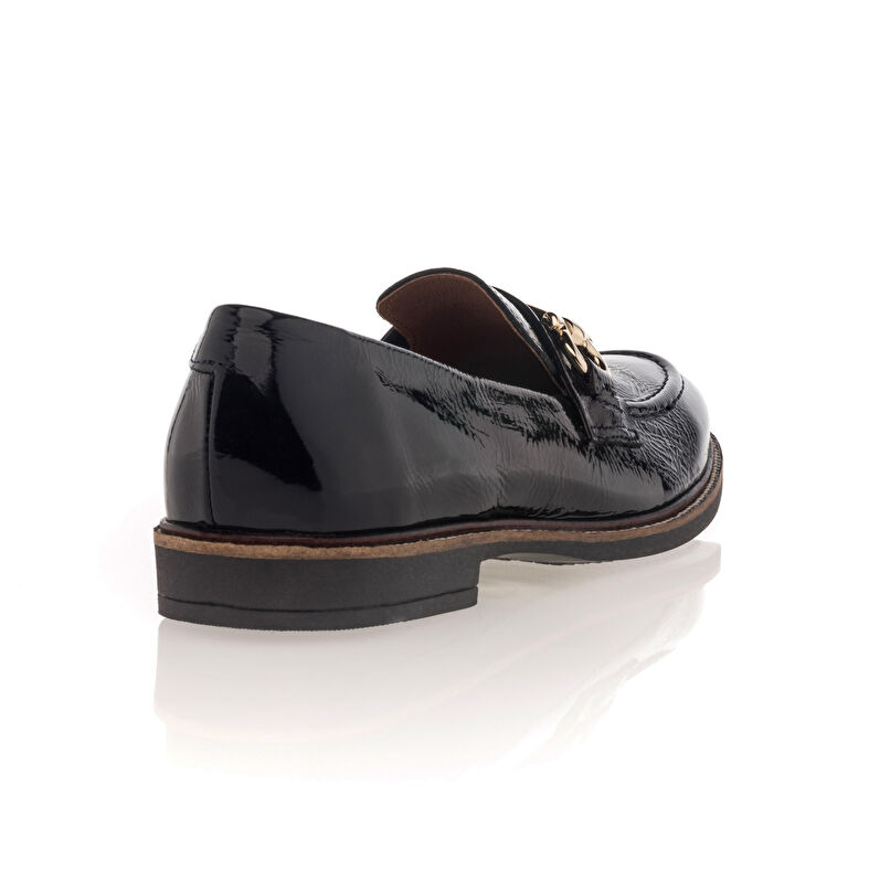 Blå loafers/båtskor för kvinnor
