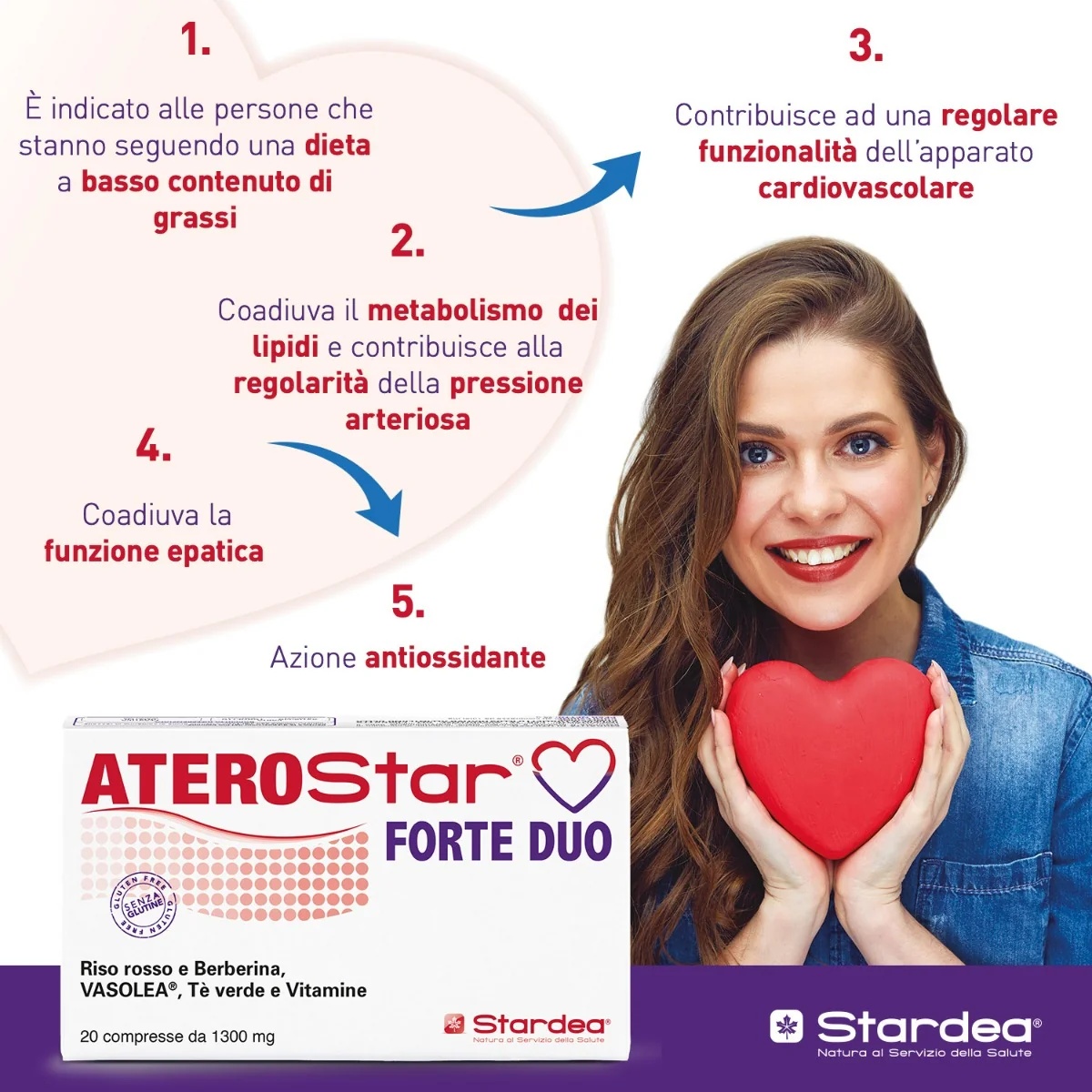 STARDEA Aterostar Forte Duo 20 tabletten voor cholesterolbeheersing
