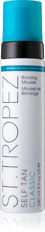 St. Tropez Self Tan Classic é uma espuma autobronzeadora para um bronzeado gradual e duradouro.