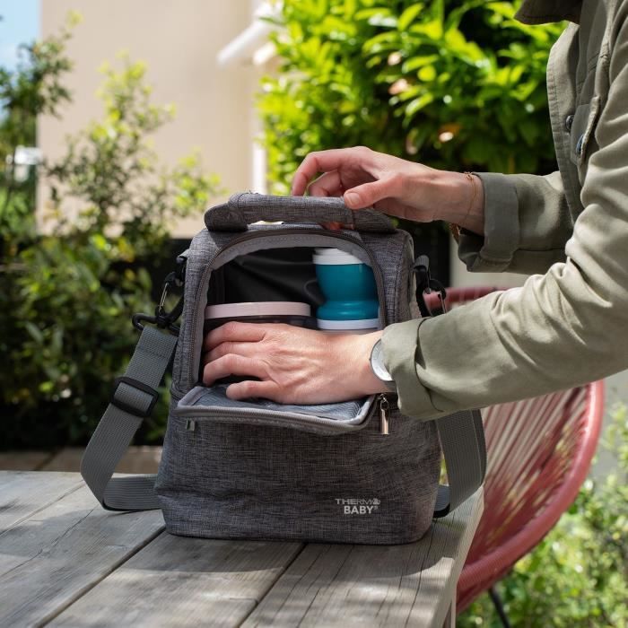 Bolsa isotérmica THERMOBABY - Compacta y ligera - Mantiene las comidas calientes o frías