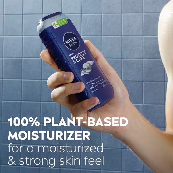 NIVEA Men Protect & Care 3 viename dušo želė<br>250 ml - normaliai odai