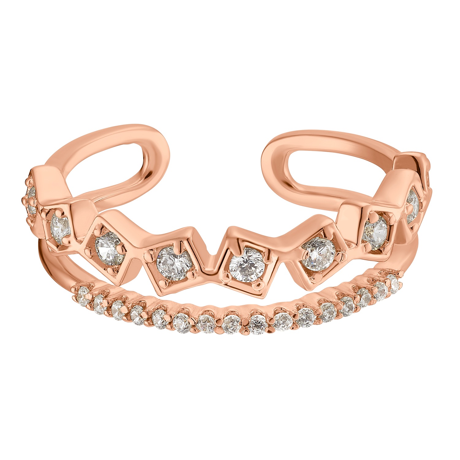 Heideman Bague Lina couleur or rose