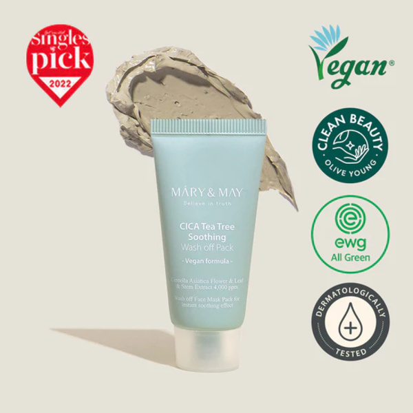Mary & May CICA Tea Tree zklidňující smývací balíček 30g