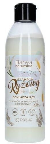 Jauninamasis ryžių šampūnas Šampūnai nuo plaukų slinkimo