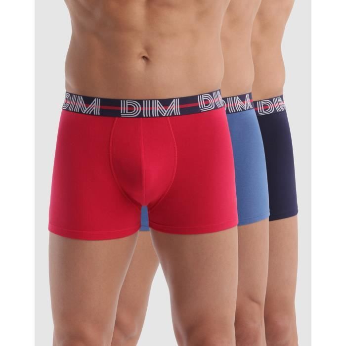 Mezcla DIM y Boxer potente x3 Rojo baya/Azul medianoche/Azul cobalto