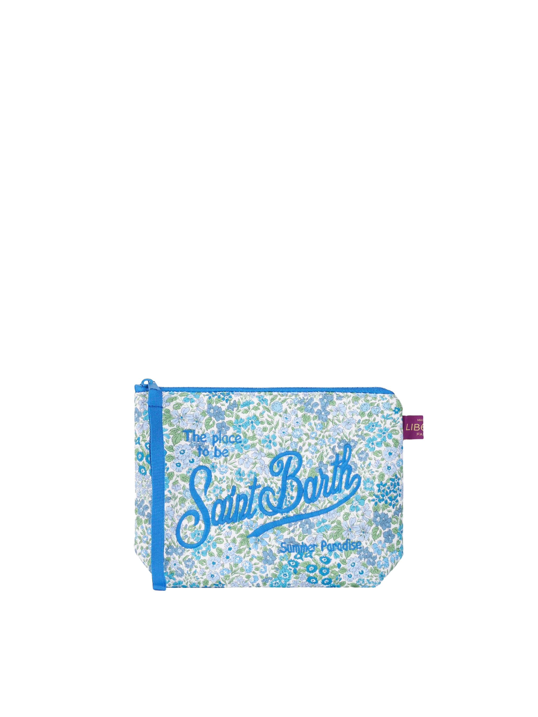 Aline scuba clutch met Joanna Luise print | Gemaakt met Liberty FA