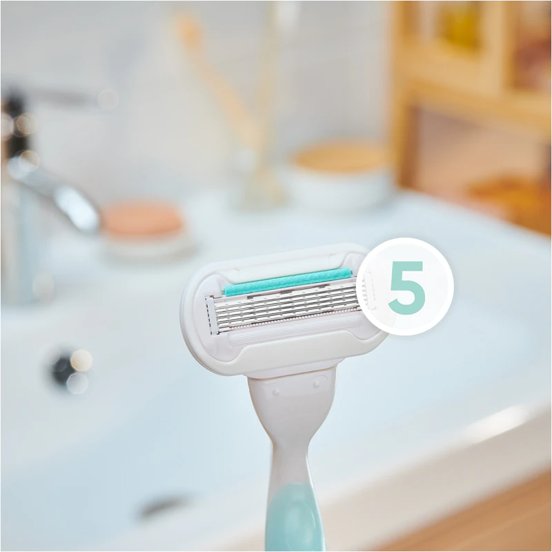 Gillette Venus Deluxe Smooth Sensitive vervangende mesjes