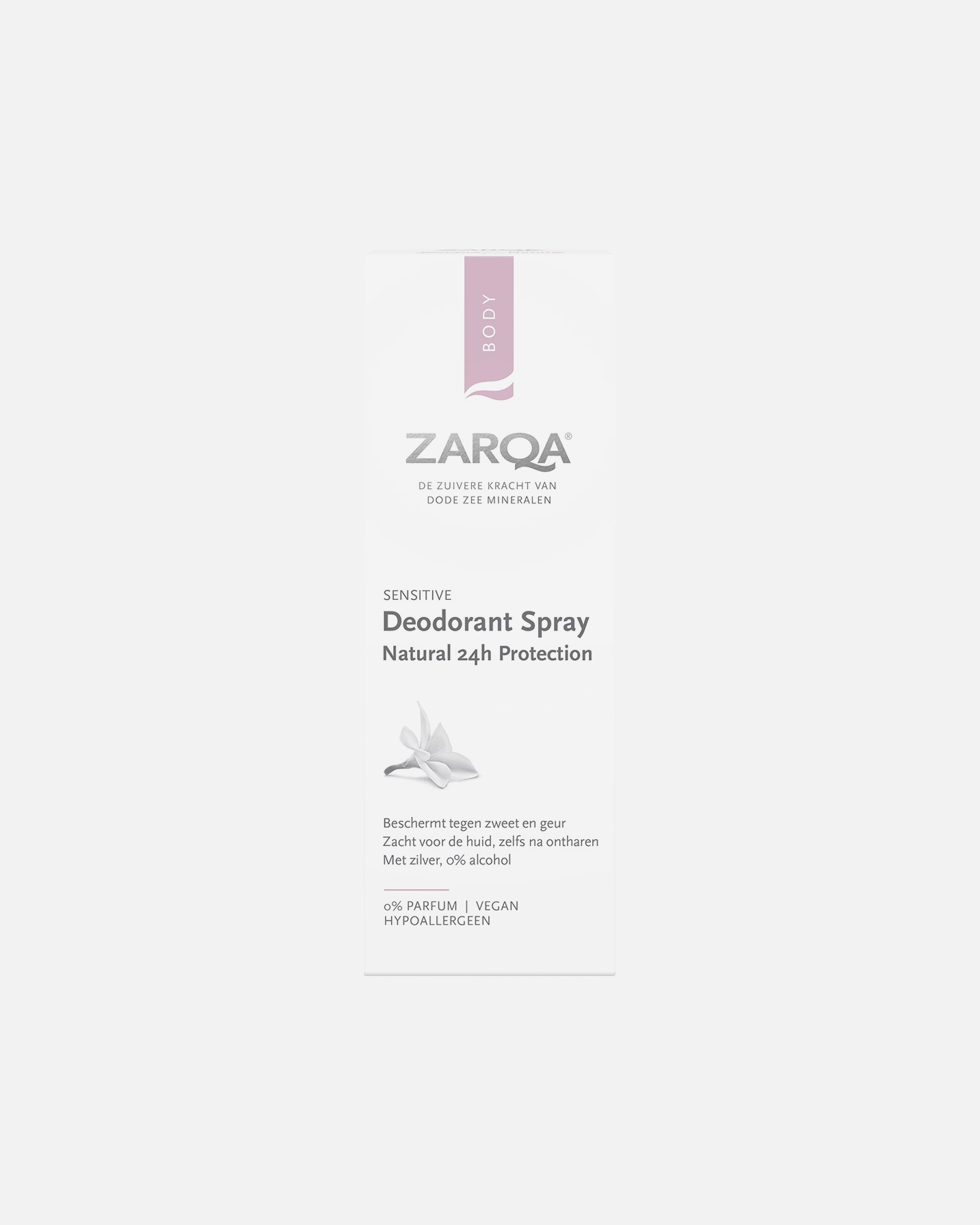ZARQA Deodorant Sensitive Deodorant Spray Natürlicher 24-Stunden-Schutz - 50 ml