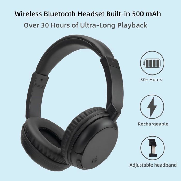 Casque sans fil - BELOVED BY WINARETTA - TV-BT5.3 - Supra-auriculaire - Bluetooth 5.3 faible latence - Autonomie 30+ h