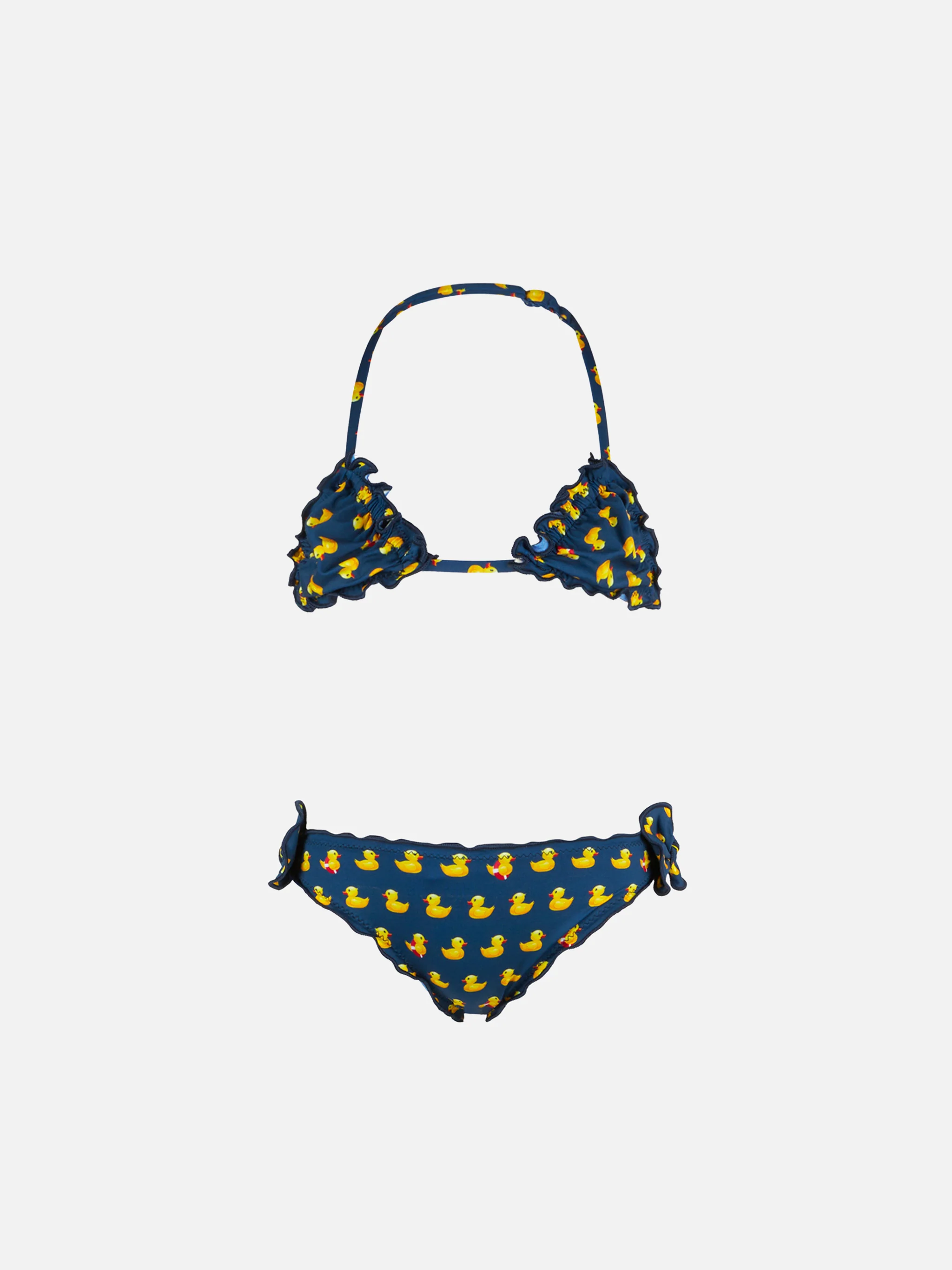Triangelbikini voor meisjes met print