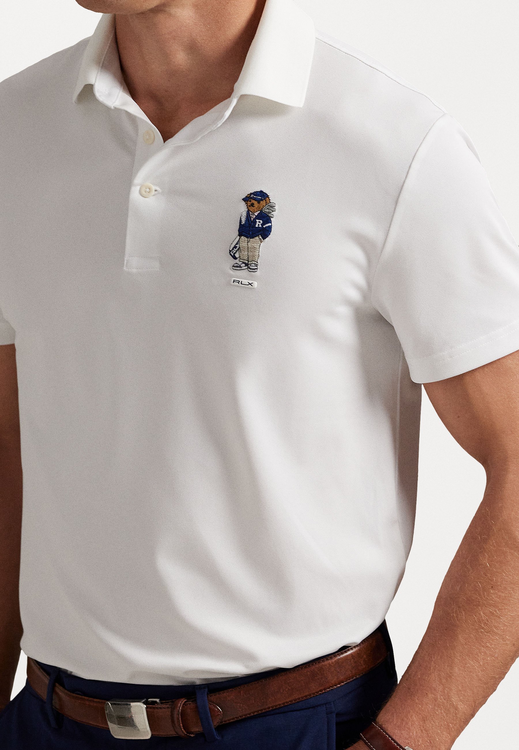 POLO SHIRT - Triko s límečkem - black/white Polo Ralph Lauren