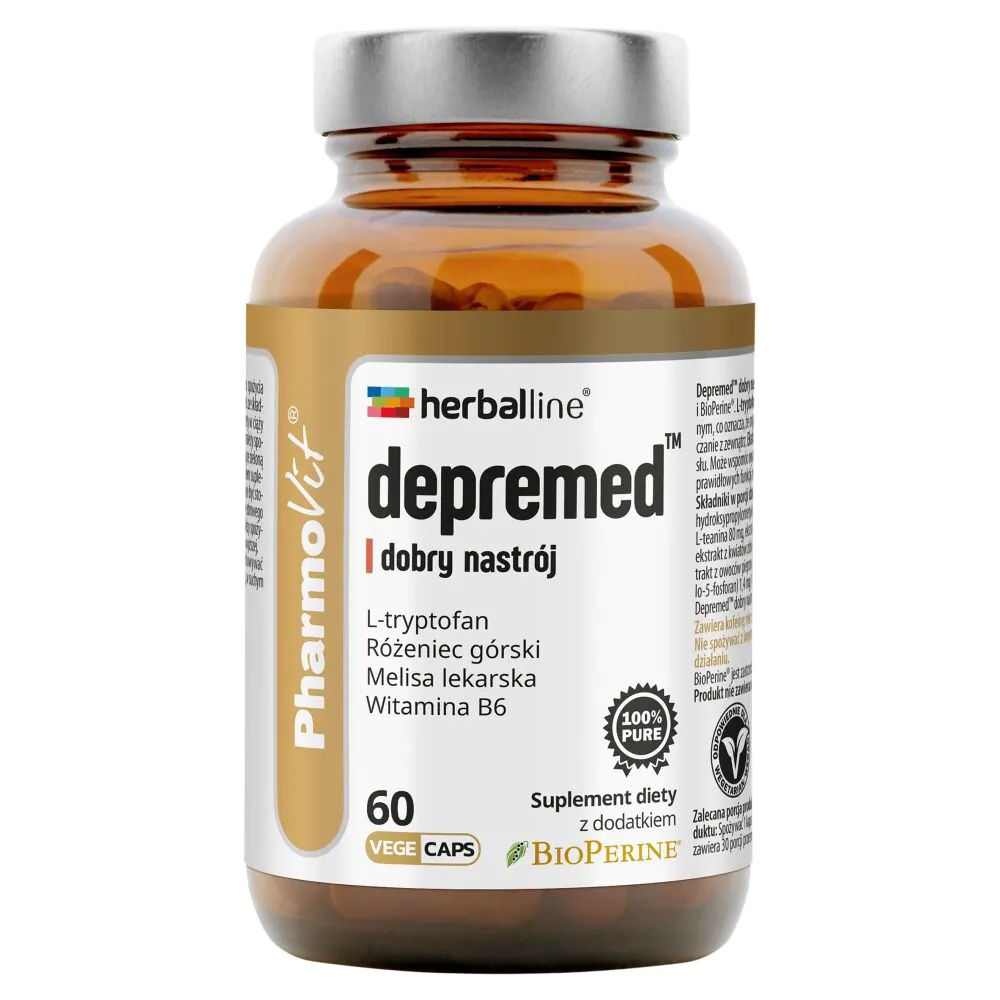 PharmoVit Clean Label Depremed Dobry nastrój Kapsułki