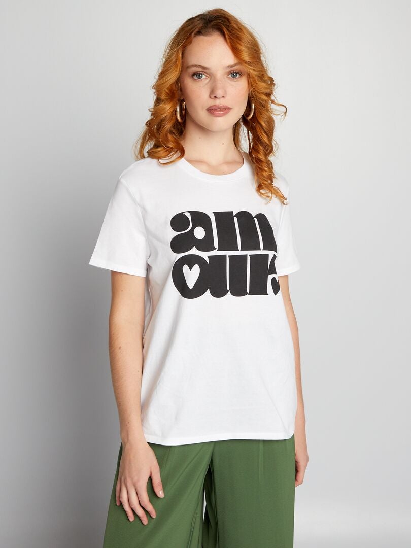 Camiseta 'Corações' - BRANCA