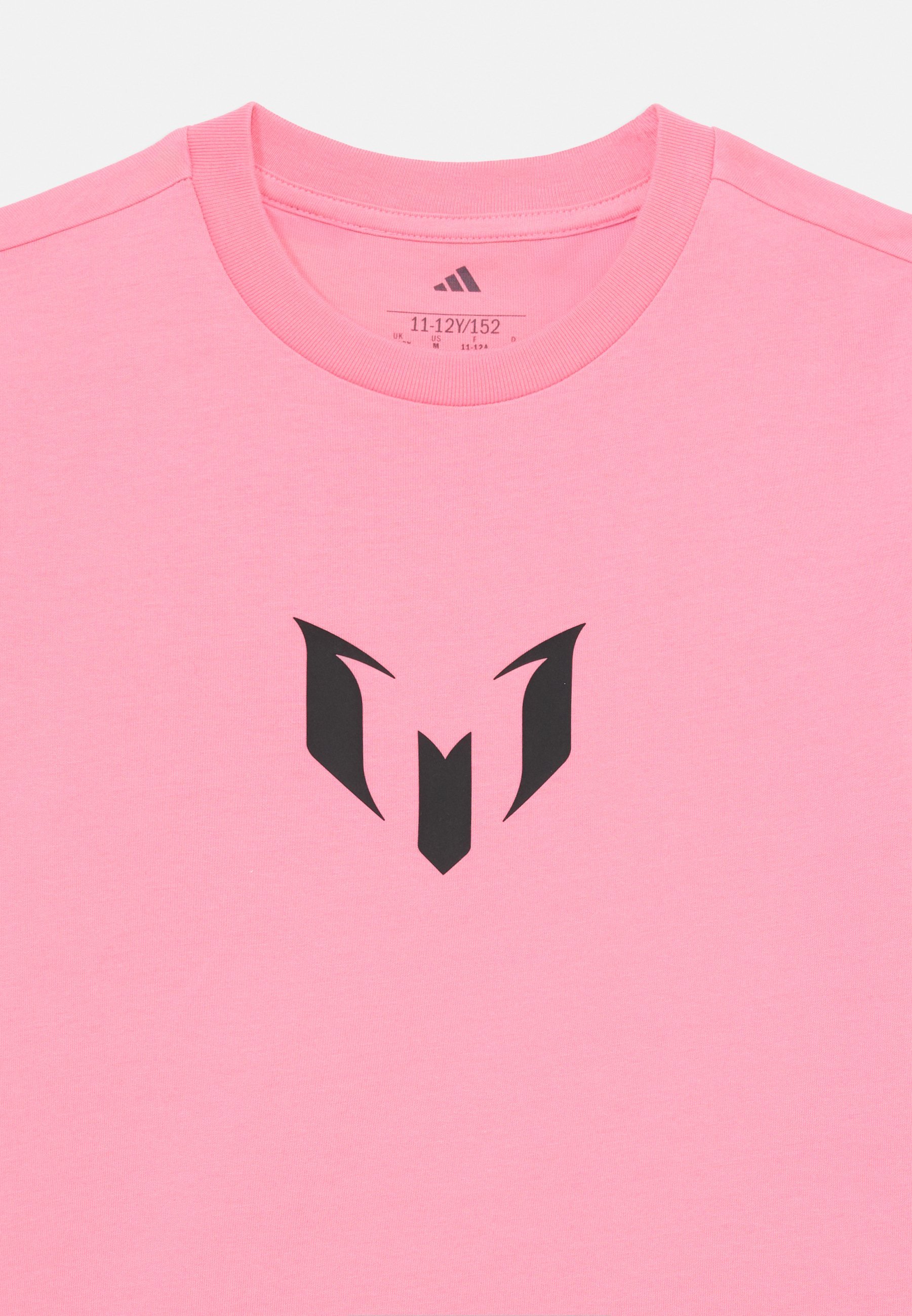 adidas Performance MESSI GRAPHIC TEE YOUTH UNISEX - Sport-T-skjorte - black/white/white