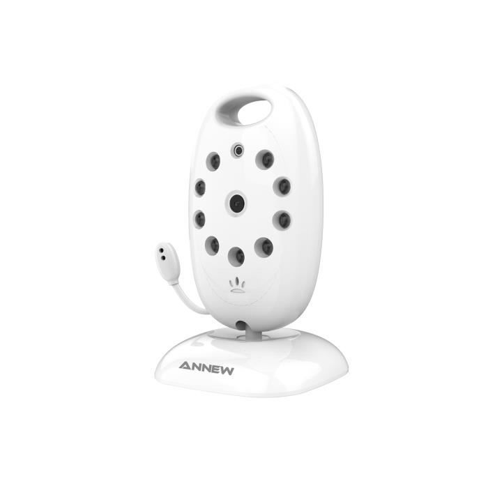 Cameră video wireless Annew pentru bebeluși și copii, ecran LCD de 2”, vedere nocturnă, senzor de temperatură