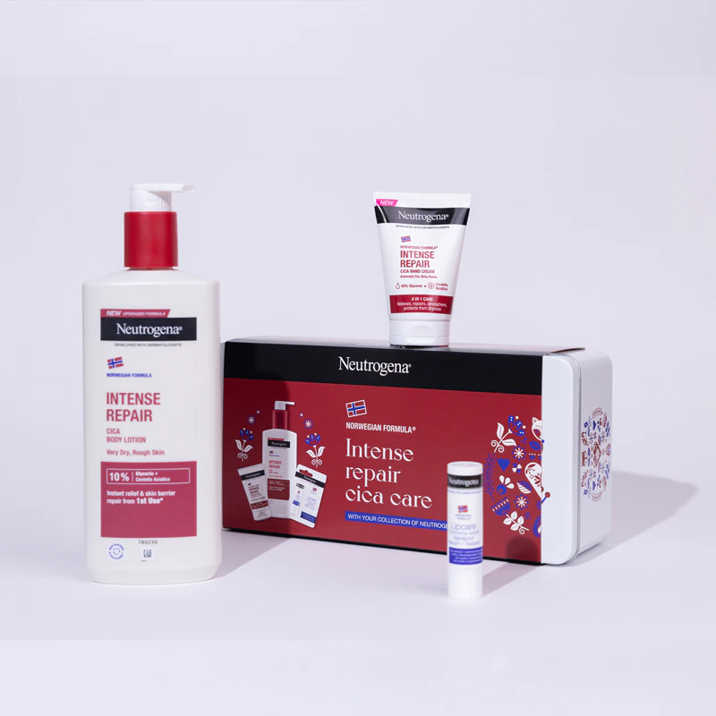 Kit de presente Neutrogena Intense Repair Cica para mulheres