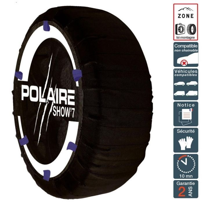 Calza da neve invernale ultra resistente, facile da montare, per pneumatici in tessuto non tessuto 190/60R390 0S52-S7IA-6
