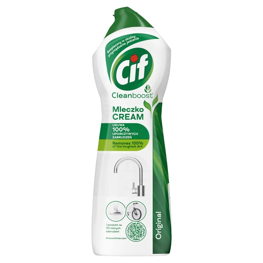 Cif Cream Mleczko z Mikrokryształkami do Czyszczenia Powierzchni Original