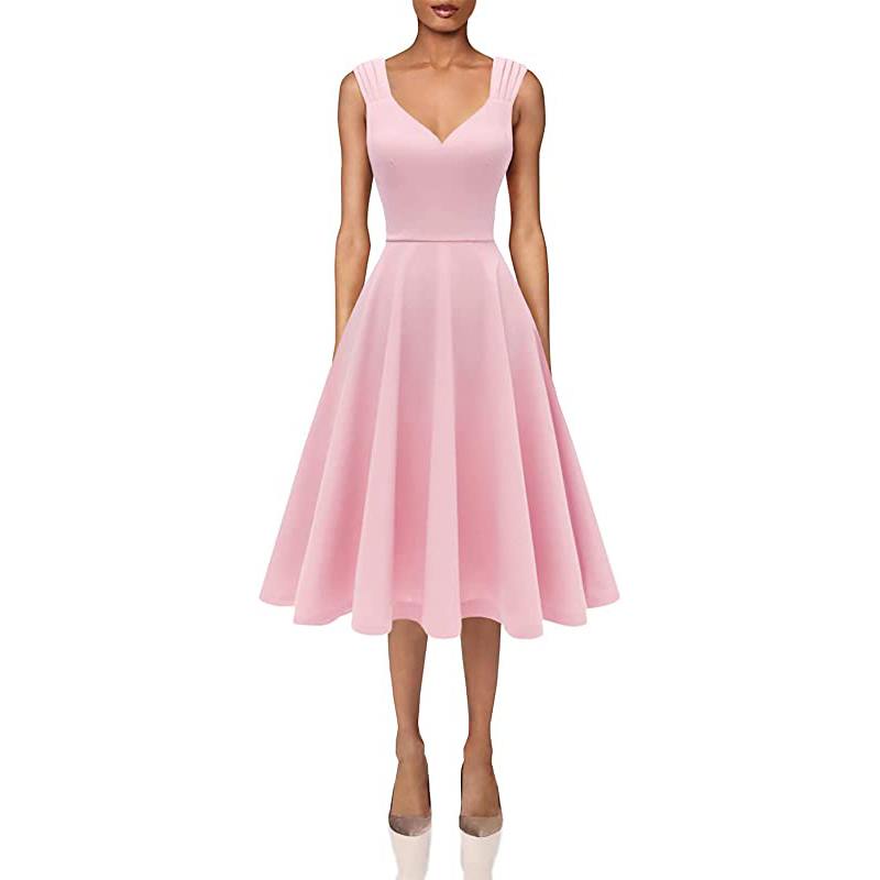 Robe salopette boutonnée en velours côtelé pour femme avec poches