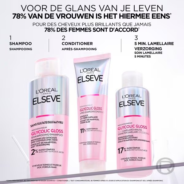 „L'Oréal Paris Elseve“ glikolinis blizgesio suteikiantis kondicionierius<br>150 ml