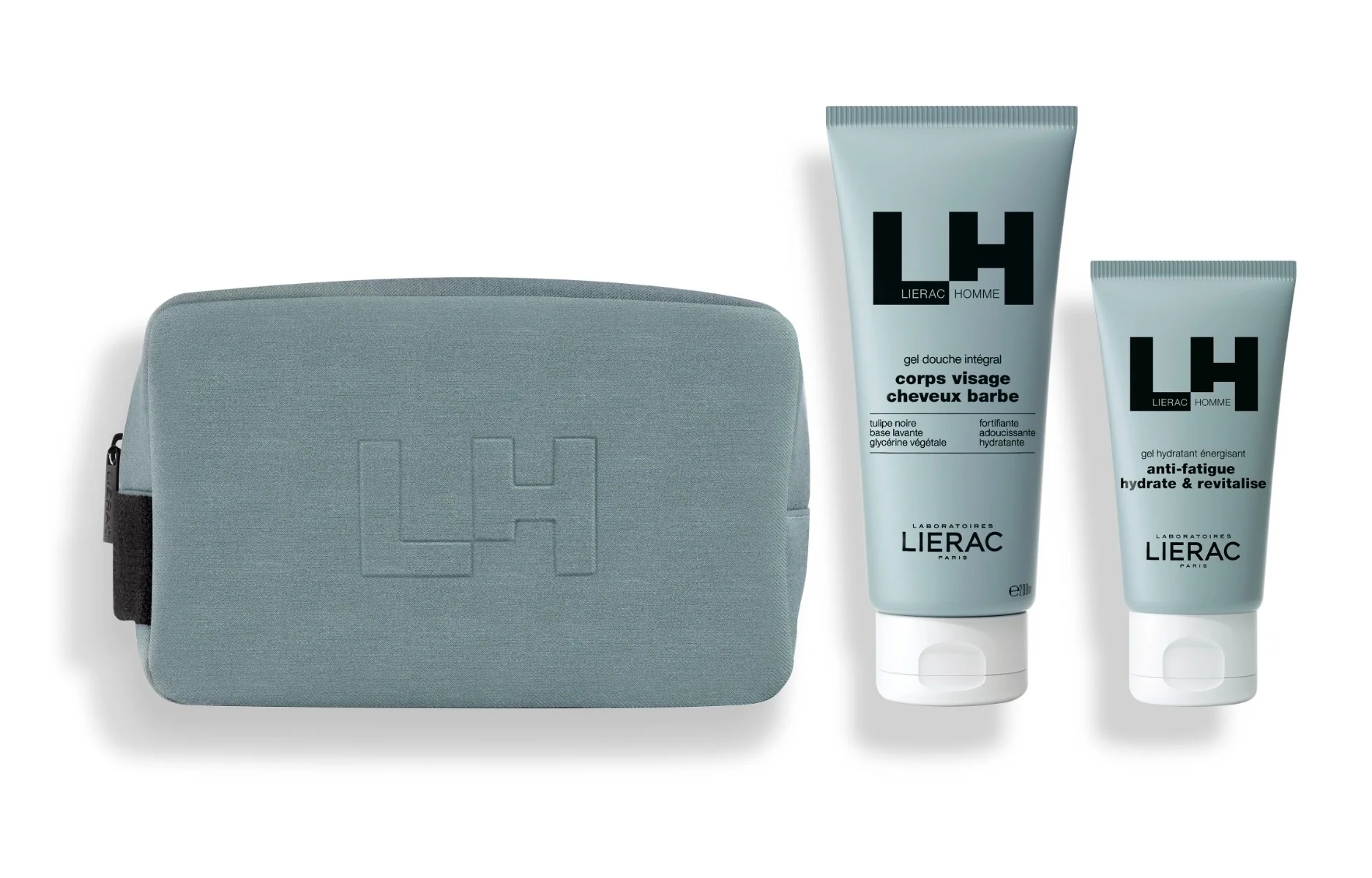 LIERAC Lierac Hydraterende Gel voor Mannen 50 ml + Douchegel 200 ml Reinigend en Hydraterend