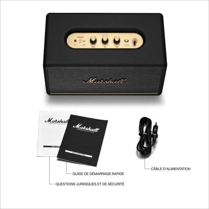 Caixa de Som Bluetooth Sem Fio Marshall Stanmore III Preta