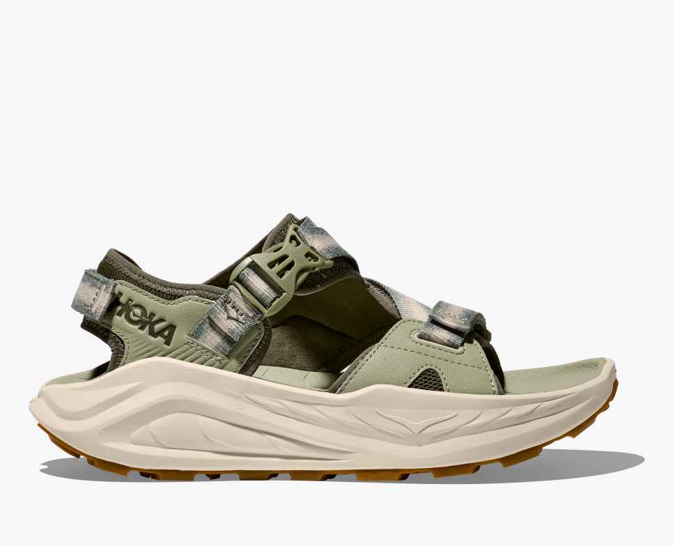 HOKA Infini Hike TC Musgo Marinho/Leite de Aveia