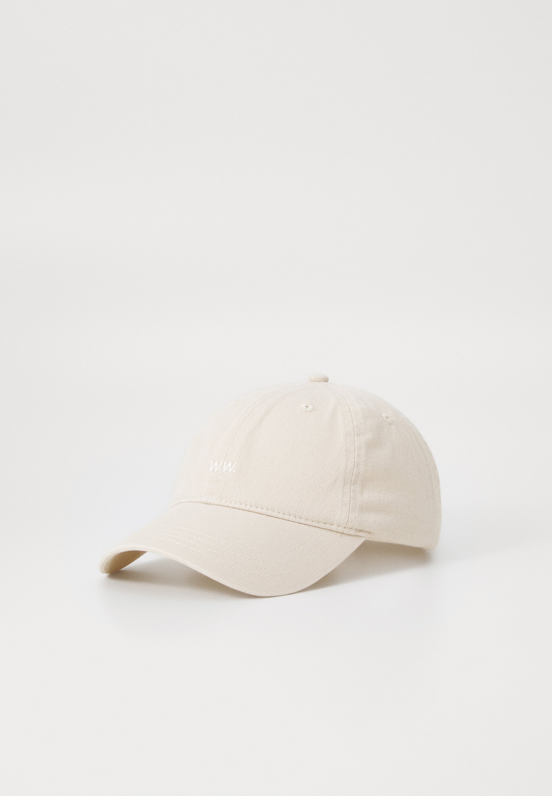 Casquette unisexe Wood Wood Profile - blanc cassé