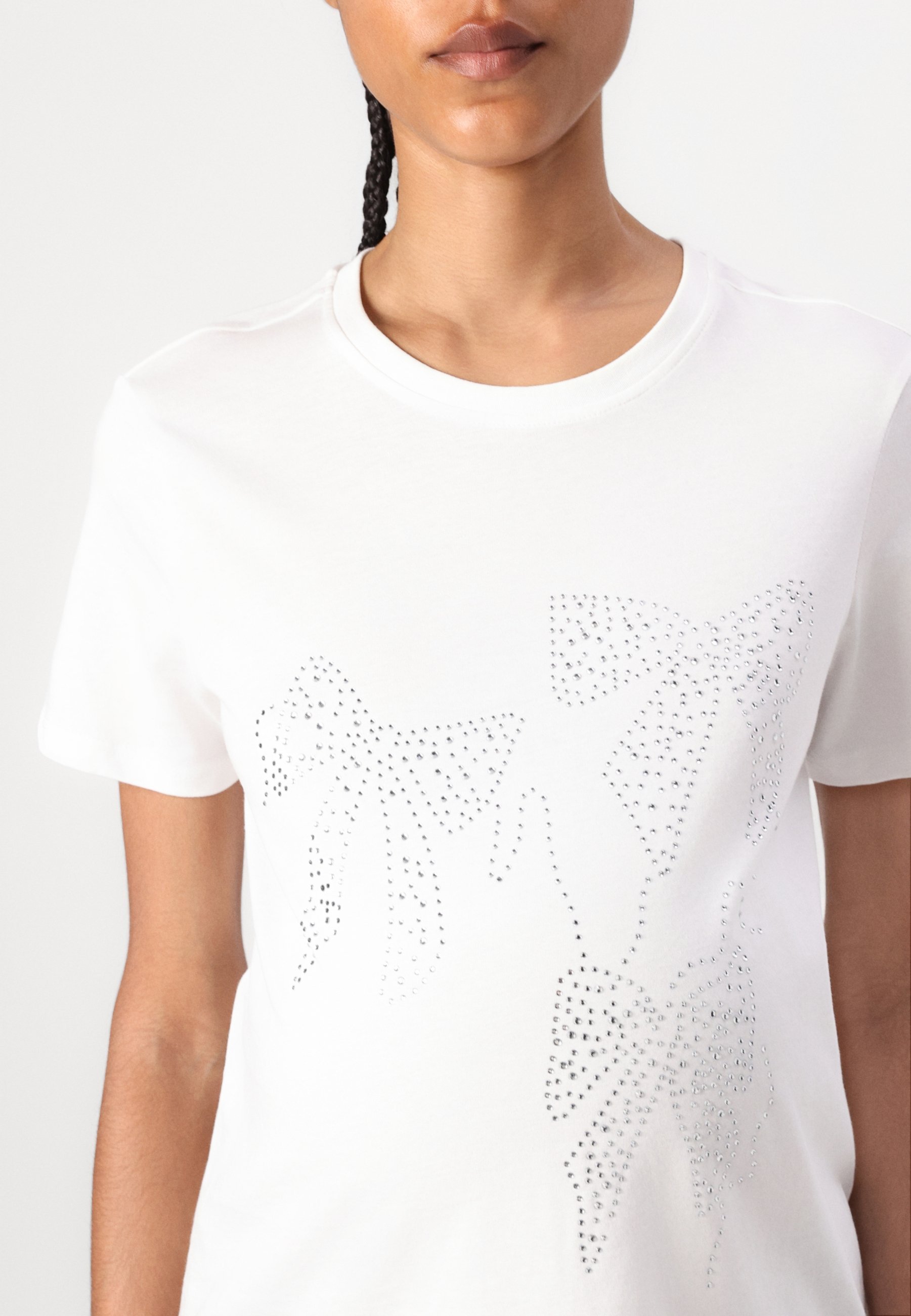 ONLY MATERNITY OLMGRY O-HALS T-SHIRT - T-shirt met print - cloud dancer