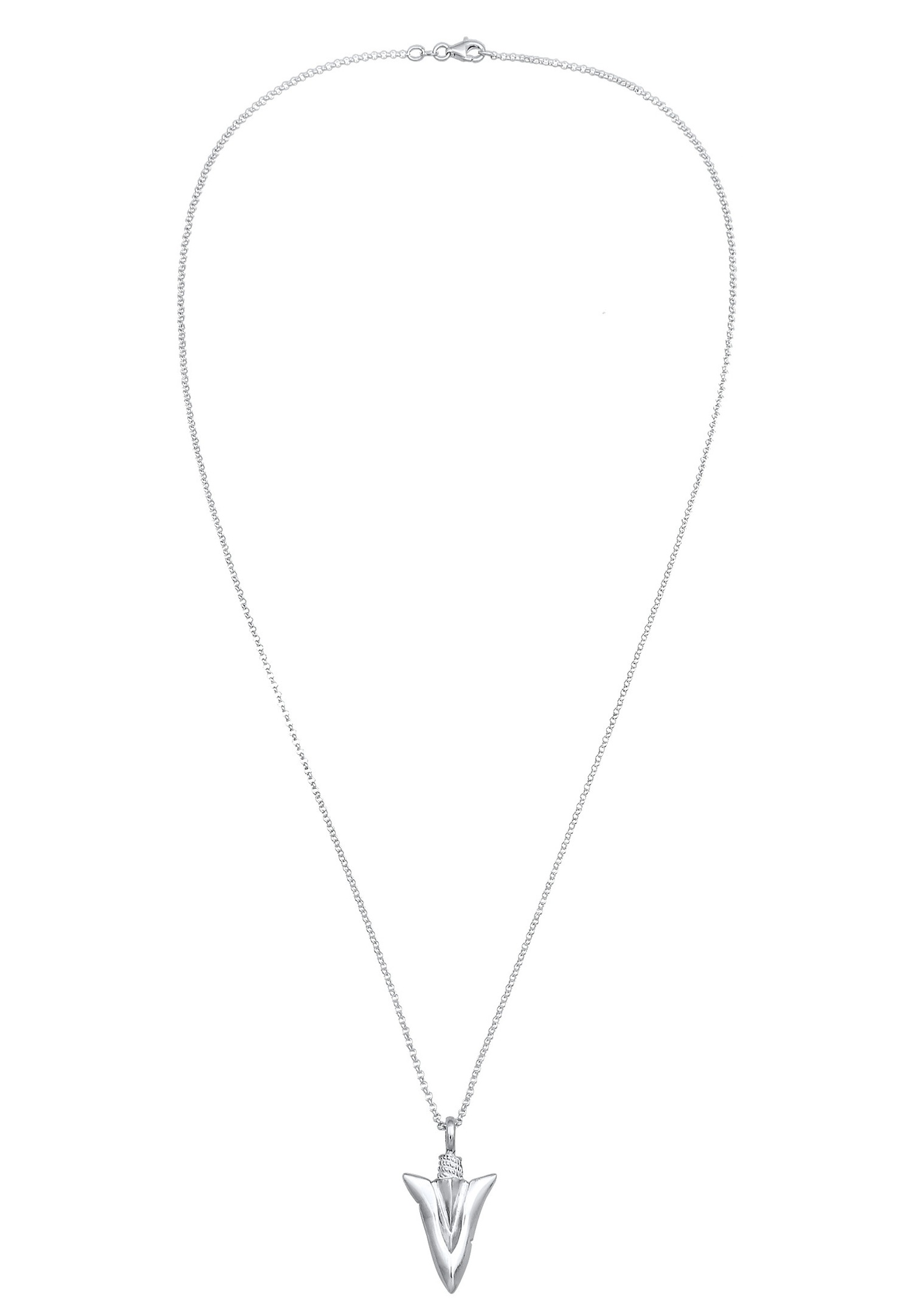 KUZZOI Hommes Pendentif Flèche pointe en Argent Sterling 925