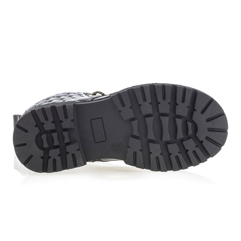 Czarne dziewczęce buty/botki